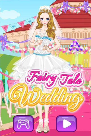 Fairy Tale Wedding – Sweet Bride Dress up and Beauty Salon screenshot 2