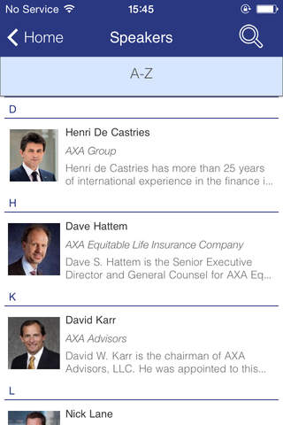 AXA Advisors Meetings screenshot 4
