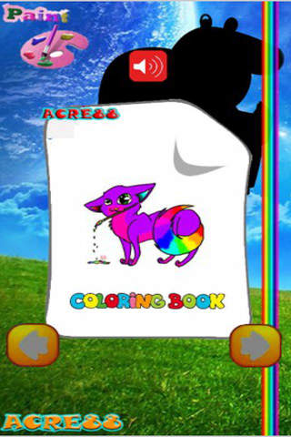Paint Kids Game Peppa Pigs Robot Edition screenshot 2