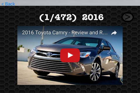 Best Cars - Toyota Camry Photos and Videos | Watch and learn with viual galleries screenshot 4