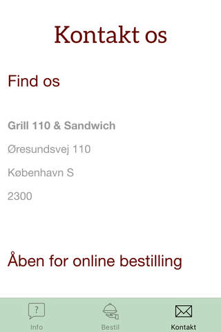 Grill 110 & Sandwich København screenshot 3