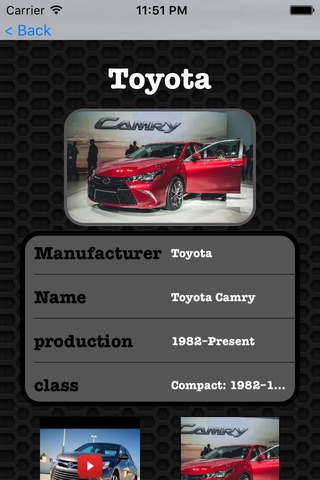 Best Cars - Toyota Camry Edition Photos and Video Galleries FREE screenshot 2