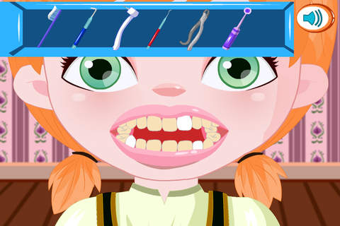 芭比公主看牙医 - 化妆换装养成沙龙，女生儿童教育小游戏免费 screenshot 2