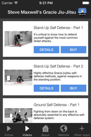 Steve Maxwell's Gracie Jiu-Jitsu Self Defense screenshot 2