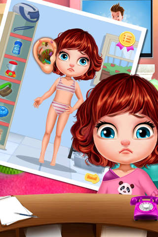 Cute Baby's Ear Salon - Girls Surgeon Simulator/Celebrity Clinic Operation Games screenshot 2