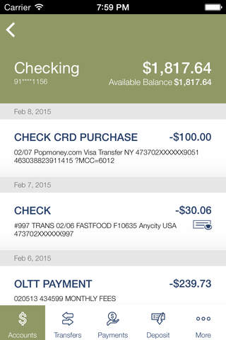 Black Hills Federal Credit Union eAccess screenshot 4