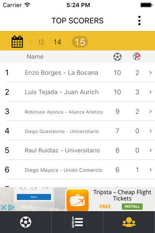 Primera División del Perú live - Descentralizado - partidos, resultados, clasificaciones, resultados en directo screenshot 3