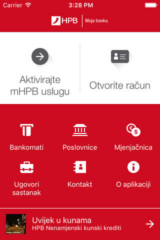 HPB mobilno bankarstvo screenshot 3