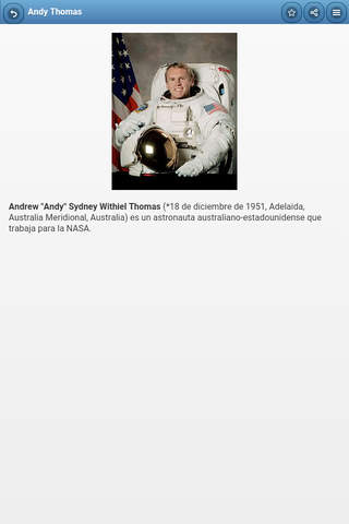 Directory of astronauts screenshot 3