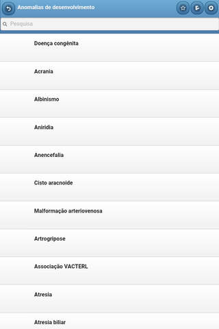 Directory of diseases screenshot 2