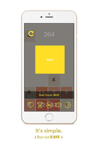 2048 Encore: Tetris Mode     The brilliant combination of 2048 and Tetris. Inspired by Shades. screenshot 3