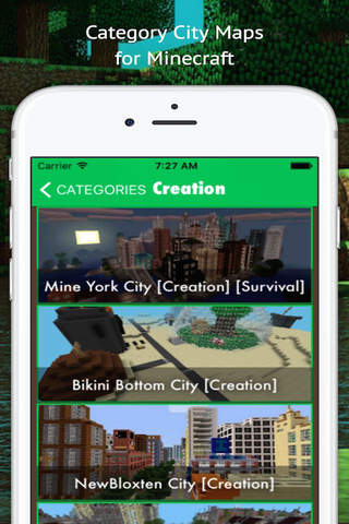 City Maps for Minecraft - Best Database Maps for minecraft Pocket Edition screenshot 2