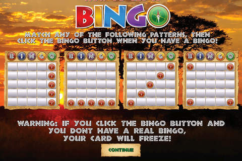Bingo Safari Pro! screenshot 3