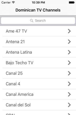 Dominican Republic TV Channels screenshot 2