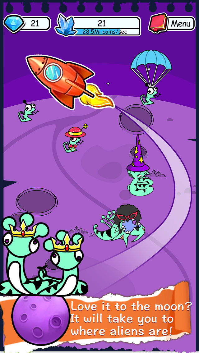 Screenshots of Snake Evolution - Tap Coins of the Mutant Tapper Clicker Game by Mr. sLItHeR for iPhone