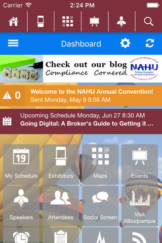 NAHU Events screenshot 2