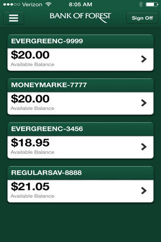 Bank of Forest Mobile screenshot 2