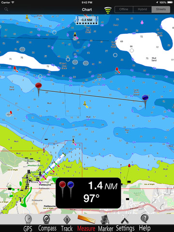 Solent GPS Nautical Charts Pro screenshot 4