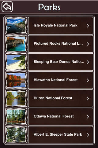Michigan State & National Parks screenshot 3