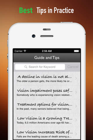 Vision Loss Guide:Home Safety Tips for Older Adult screenshot 4