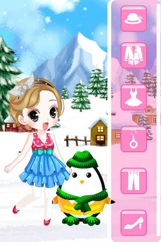 企鹅守护神 - 小公主美容化妆打扮沙龙 女生游戏免费 screenshot 2
