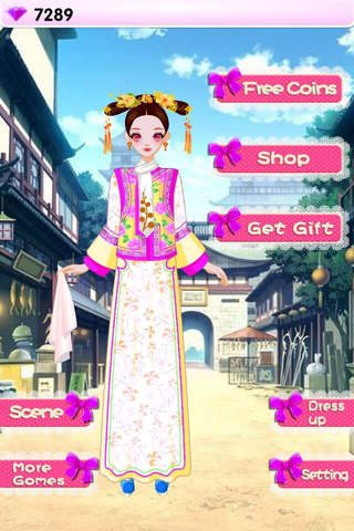 Pretty Palace Beauty - Fashion Chinese Princess's Magical Closet,Girl Free Funny Games screenshot 2