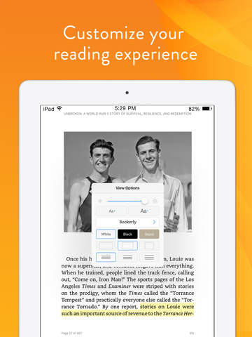 Скриншот из Kindle – Read Books, eBooks, Magazines, Newspapers & Textbooks
