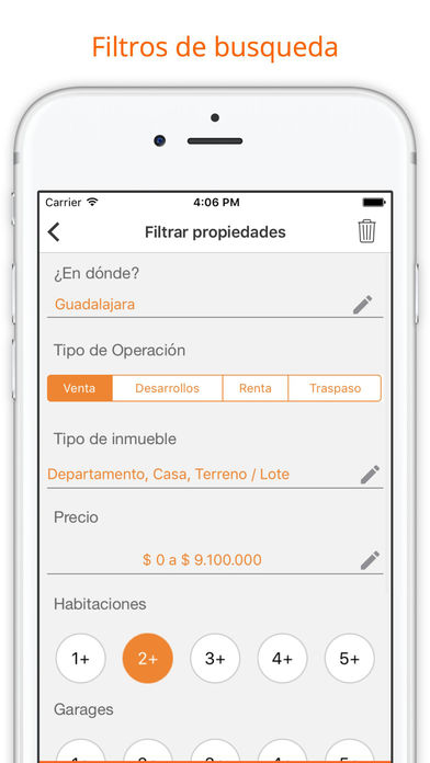 Captura de pantalla del iPhone 4