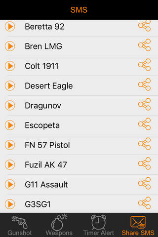 Gunshot Soundboard Pro - 100+ Gun Sounds & Weapon Sound Effects Button screenshot 4