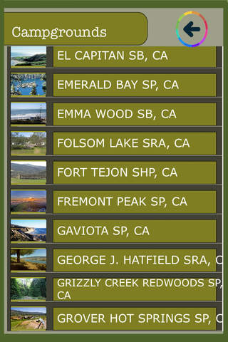 California State Campgrounds And National Parks Guide screenshot 3