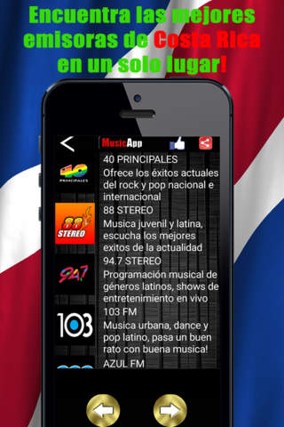 Radios de Costa Rica -MusicApp screenshot 2