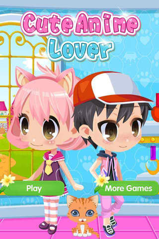 Cute Anime Lover – Sweet Couple Beauty up Game screenshot 3