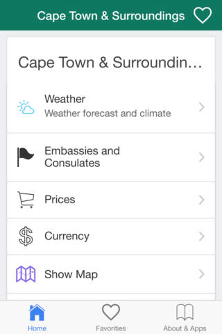 Cape Town offline map and free travel guide screenshot 2