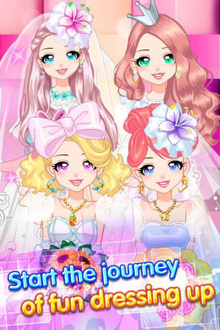 Princess Wedding Dress – Girls Fashion Makeup & Dress up Game screenshot 3