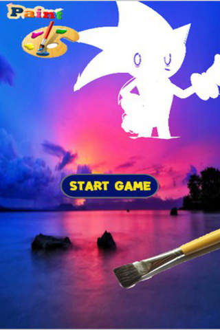 Painting Book Sonic Hedgehog HD Edition screenshot 2