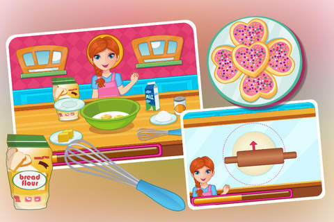 Jessy Cooking Heart Cookies - Love Biscuit、Delicious Date screenshot 2