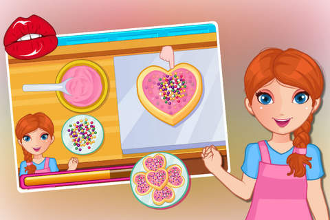 Jessy Cooking Heart Cookies - Love Biscuit、Delicious Date screenshot 3