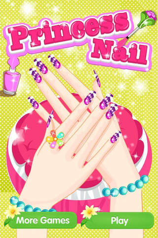 Princess Nail, Fashion Art Manicure, Salon for Girls and Kids screenshot 3