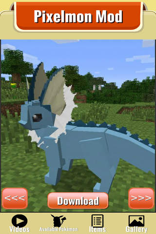 PIXELMON MOBS MODFULL INFO GUIDE FOR MINECRAFT PC EDITION screenshot 4