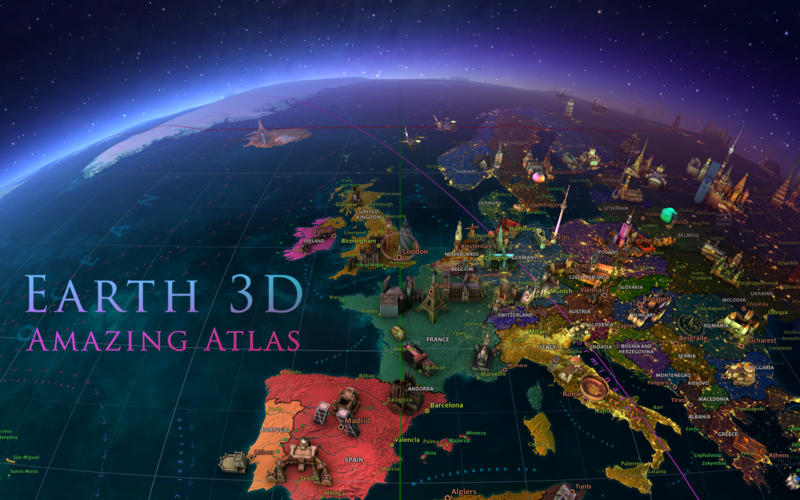 Earth 3D - Amazing Atlas