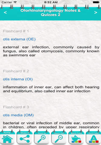 Otorhinolaryngology (Ear, Nose & Throat) 2200 Flashcards, Study Notes & Exam Prep screenshot 2