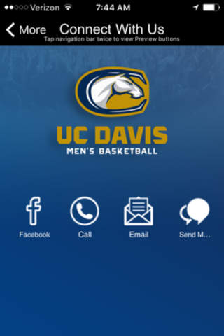 UC Davis Men Basketball. screenshot 3