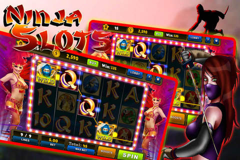 Hot Ninja Slots Games Treasure Of Ocean: Free Games HD ! screenshot 3