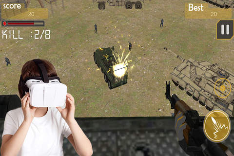 VR Gunship Helli Attack 2016 Pro : modern invasions warfare screenshot 3
