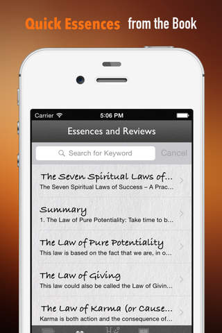 The Seven Spiritual Laws of Success: Practical Guide Cards with Key Insights and Daily Inspiration screenshot 3