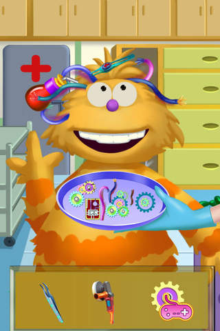 Cute Monster's Brain Cure - Jungle Surgeon Salon/ Pets Cerebral Operation Games For Kids screenshot 3