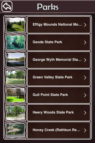Iowa State & National Parks screenshot 3