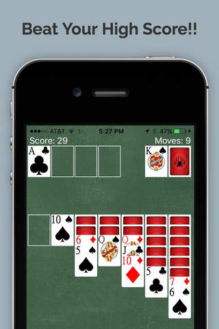 Full Deck Wolf Spider Solitaire City Square Arena screenshot 2