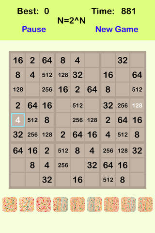Sudoku - Number Puzzle N=2^N screenshot 2