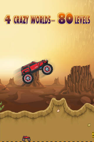 Monster Car ( Truck & bike ) Racing Trials driving zone Simulator - Real Hill Climb Driving Test Racing HD Free Games ! screenshot 3